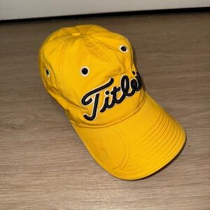 Titleist New Era hat yellow